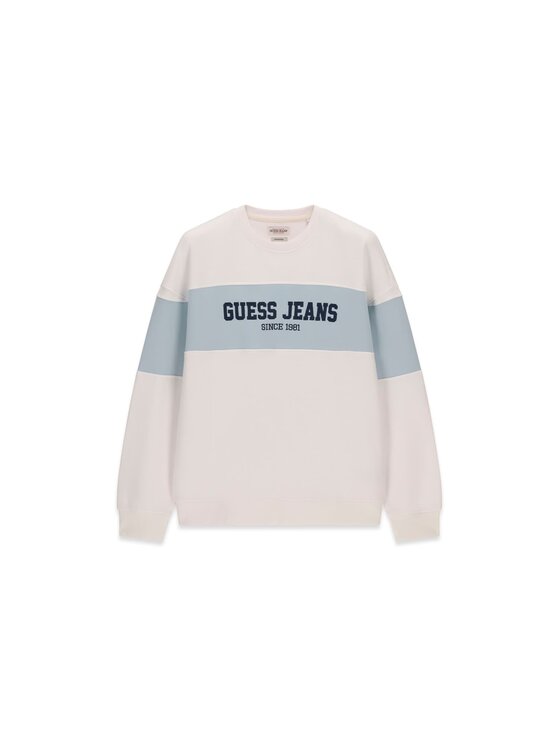 Guess Guess Bluza 168465 Błękitny Classic Fit