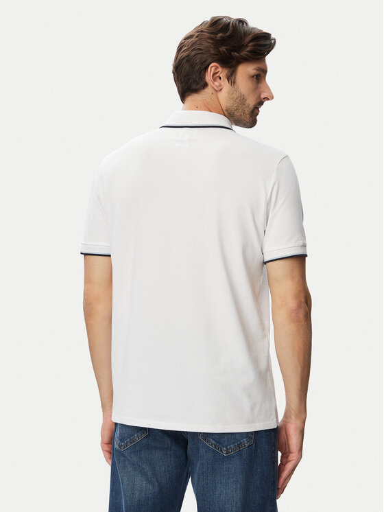 Guess Guess Polo M6YP28 K4475 Λευκό Slim Fit