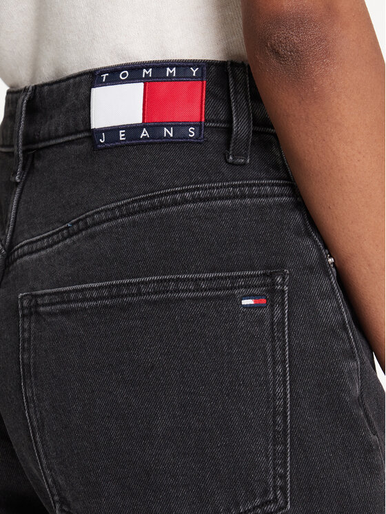 Tommy Jeans Tommy Jeans Blugi Mia DW0DW20455 Negru Relaxed Fit
