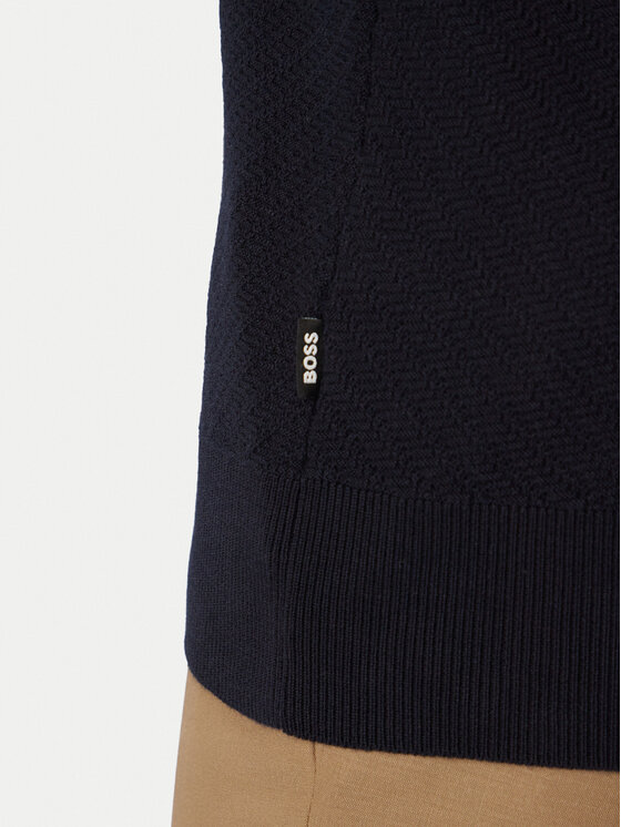 BOSS BOSS Кардиган H-Loretti 50565500 Тъмносин Regular Fit