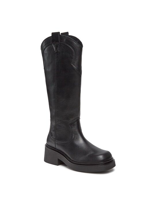 Bronx Bronx Kovboju apavi Western 14298-A Melns