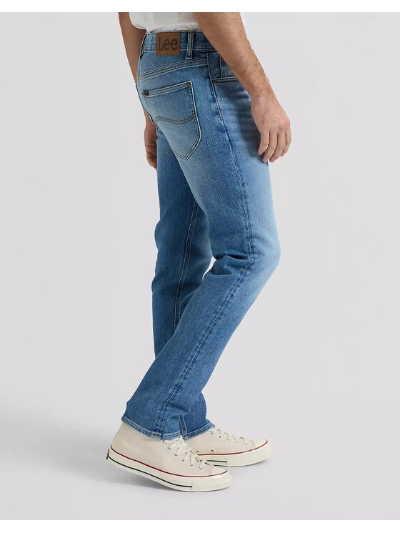 Lee Lee Jeansy RIDER Niebieski Straight Leg
