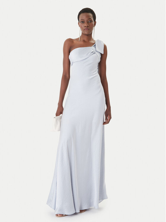 Eleh Eleh Abendkleid SS260382 Himmelblau Slim Fit