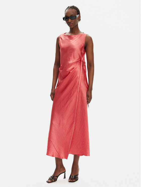PINKO PINKO Abito da cocktail Amico 105011 A2BU Corallo Regular Fit