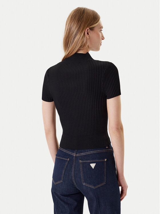 Guess Guess Πουλόβερ W5YR04 Z0040 Μαύρο Regular Fit