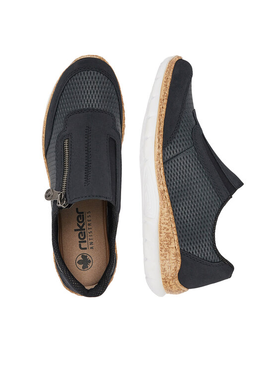 Rieker Rieker Sneakersy N42F3-14 Granatowy