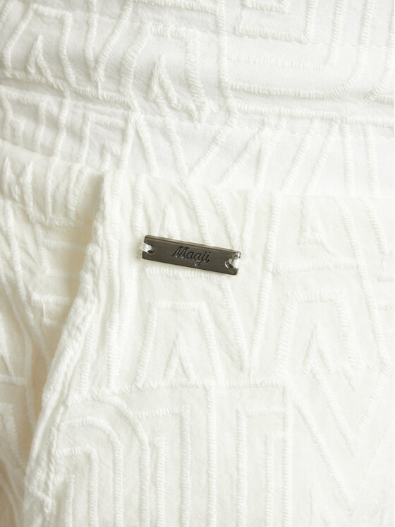 Maaji Maaji Szorty plażowe PT2155CSH001 Biały Regular Fit