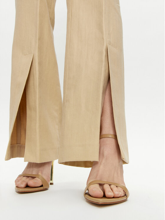 TWINSET TWINSET Stoffhose 241TP2562 Beige Regular Fit