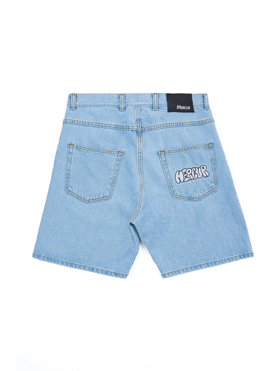 Mercur Mercur Szorty jeansowe Mural Niebieski Regular Fit