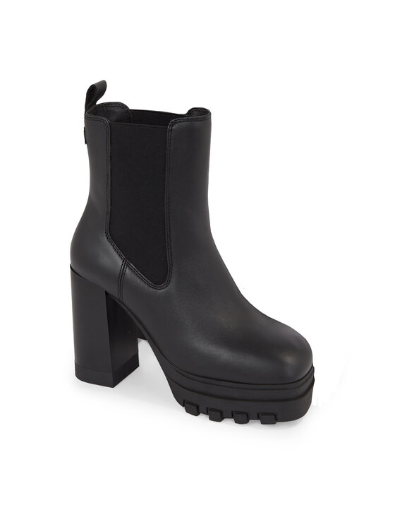 Tommy Jeans Tommy Jeans Μποτάκια Tjw High Heel Chelsea EN0EN02306 Μαύρο