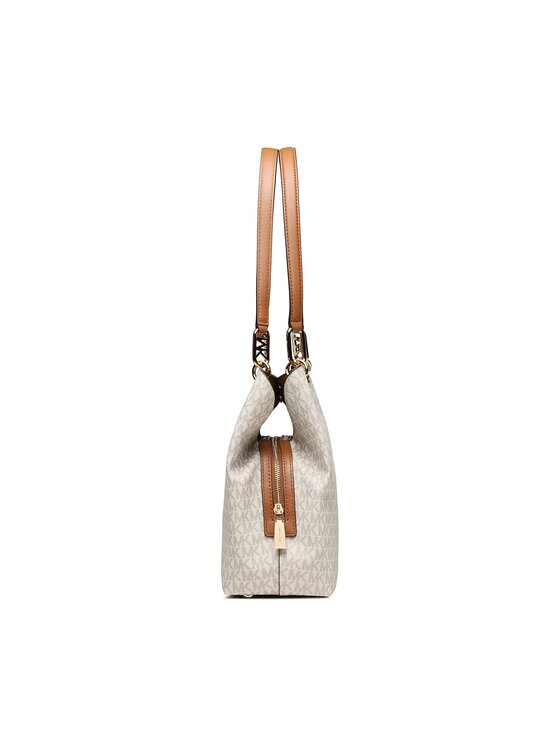 MICHAEL Michael Kors MICHAEL Michael Kors Ročna torba Kensington 30F3G8KT7B Kremna