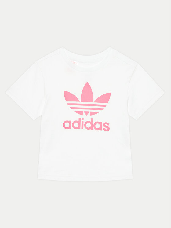 adidas Completo T shirt e pantaloncini adicolor JE1612 Rosa Regular Fit Modivo