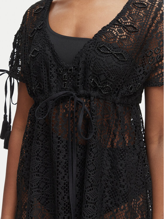Iconique Iconique Пляжна сукня Molly IC26-118 Чорний Regular Fit