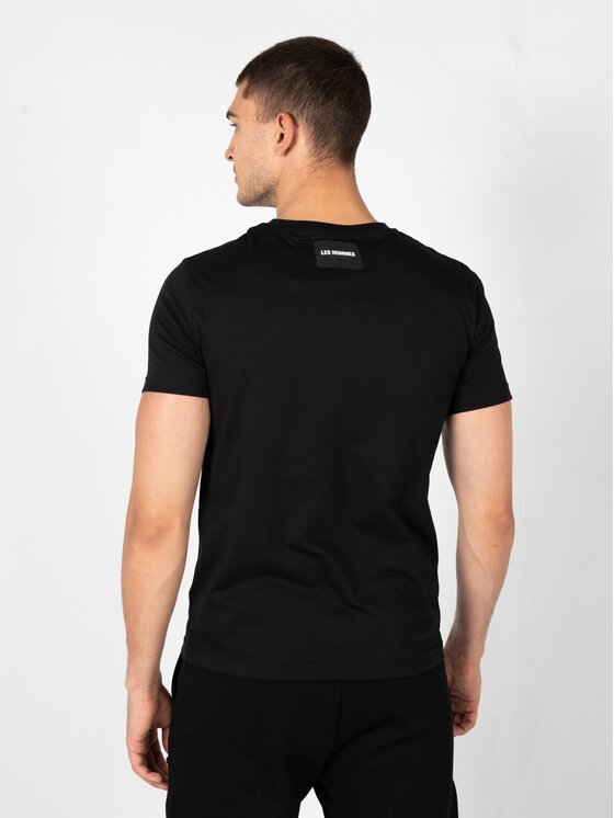 Les Hommes Les Hommes T-Shirt LBT1009700P Μαύρο Regular Fit
