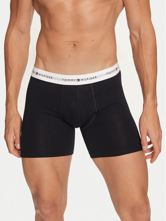 Tommy Hilfiger Tommy Hilfiger Set 3 perechi de boxeri UM0UM02765 Negru