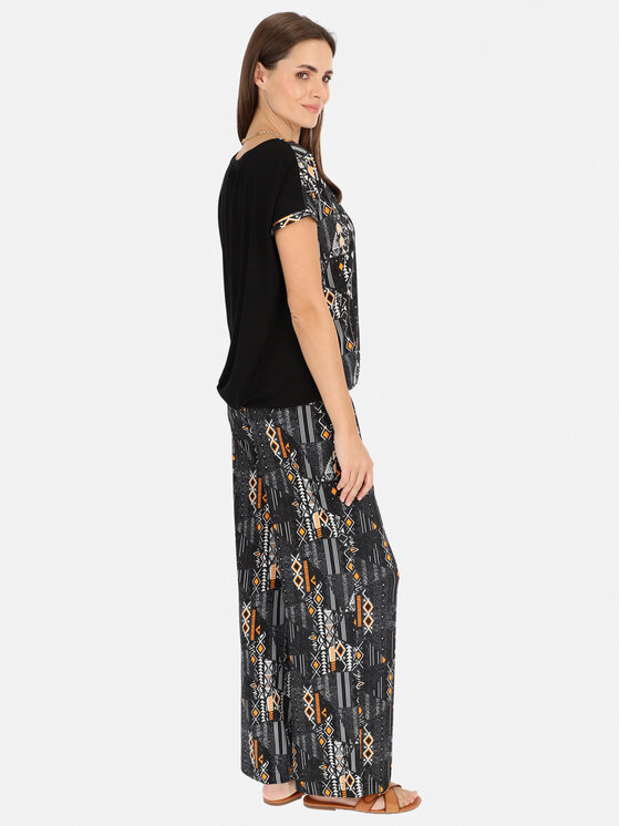 L’AF L’AF Spodnie damskie Alis Czarny Wide Leg