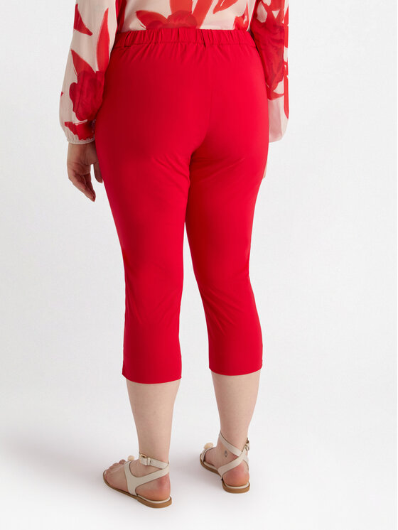 Fiorella Rubino Fiorella Rubino Spodnie materiałowe P143L102165N016 Czerwony Slim Fit