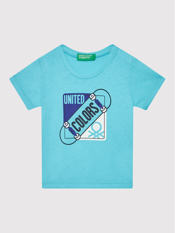 United Colors Of Benetton Tricou 3I1XG102N Albastru Regular Fit