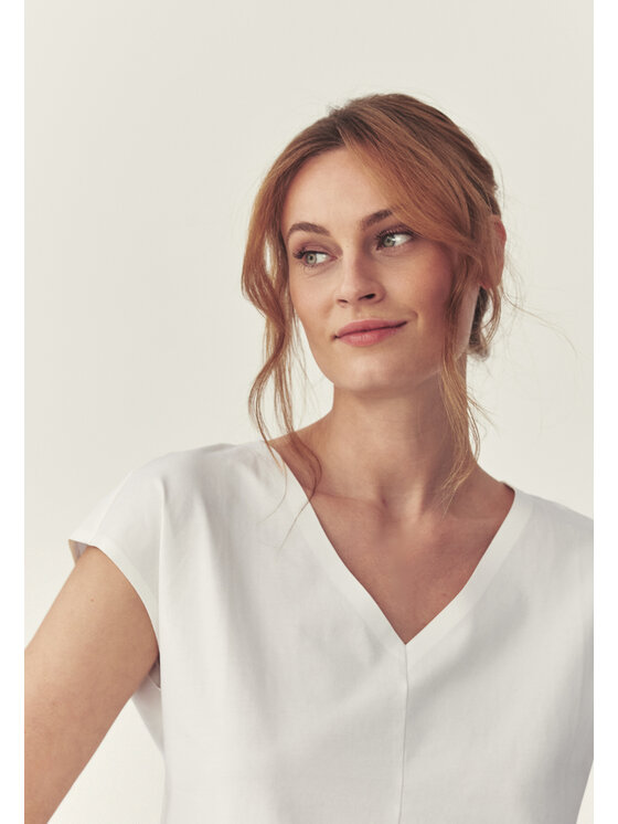 TATUUM TATUUM Blúzka MIKANDA Biela Classic Fit