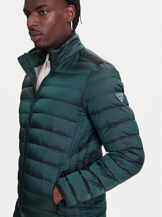 Guess Guess Пухено яке M1RL47 WDQ50 Зелен Regular Fit