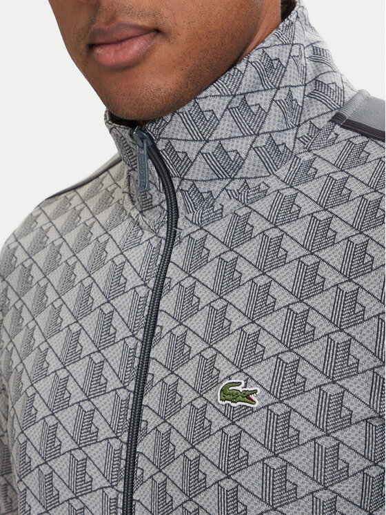 Lacoste Lacoste Світшот SH1368 Сірий Regular Fit