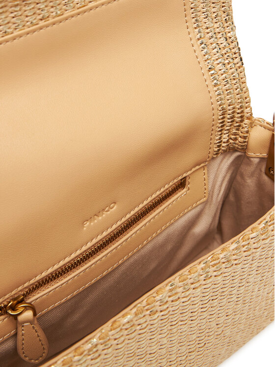 PINKO PINKO Borsetta Love One Mini Slouchy Fl PE 25 PLTT 104340 A2CE Oro