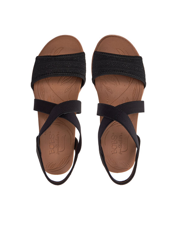 Skechers Skechers Sandały Bobs Arch Fit Beach Kiss Boho Beyond 114013/BLK Czarny