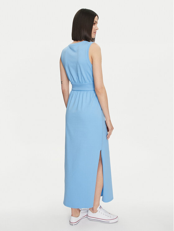 United Colors Of Benetton United Colors Of Benetton Sukienka letnia 3L3XDV01G Niebieski Regular Fit