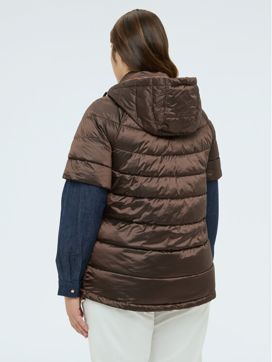 Fiorella Rubino Fiorella Rubino Kurtka puchowa F002L000061N022 Brązowy Regular Fit
