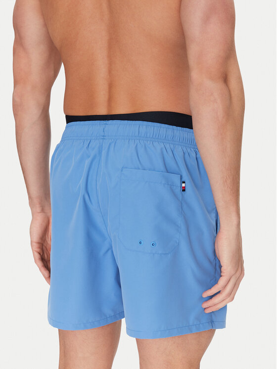Tommy Hilfiger Tommy Hilfiger Szorty kąpielowe UM0UM03489 Niebieski Regular Fit