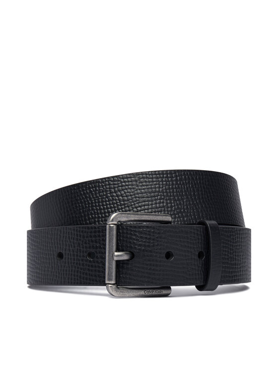Calvin Klein Calvin Klein Pasek Casual Roller Buckle 40Mm LV04D7098G Czarny