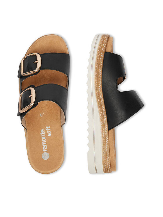 Remonte Remonte Pantoletten CEO-D0Q66-00 Schwarz