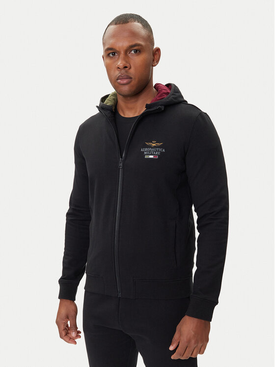 Aeronautica Militare Aeronautica Militare Trenerka 252TF0102UF00662 Crna Regular Fit