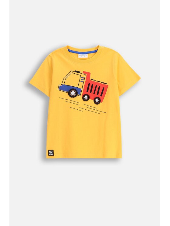 Coccodrillo Coccodrillo T-Shirt ZC5143201CBK-004 Žlutá Regular Fit