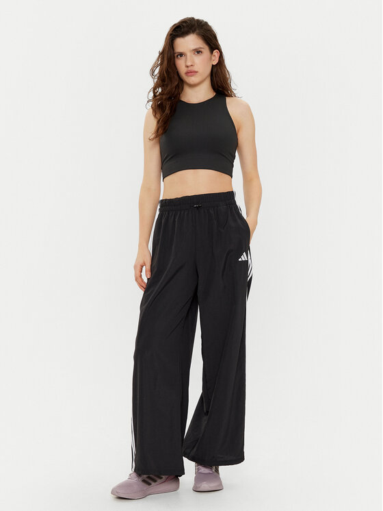 adidas adidas Долнище анцуг Essentials 3-Stripes JE1306 Черен Loose Fit
