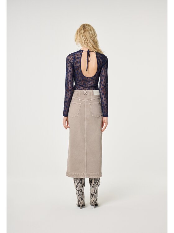 Fabienne Chapot Fabienne Chapot Spódnica maxi 6183-1256-101 Beżowy Regular Fit