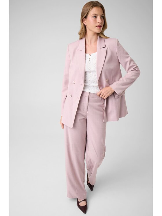 Guess Guess Spodnie materiałowe 183515 Różowy Slim Fit