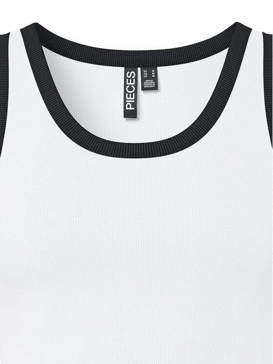 Pieces Pieces Top May 17154484 Weiß Slim Fit