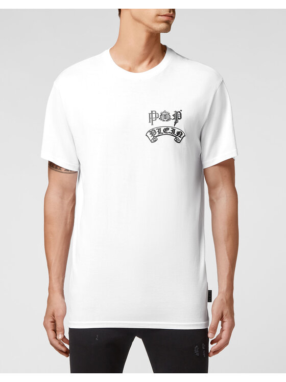 PHILIPP PLEIN PHILIPP PLEIN T-Shirt 8179 Bílá Regular Fit