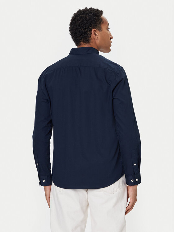 Marc O'Polo Marc O'Polo Koszula B21 7268 42342 Granatowy Regular Fit