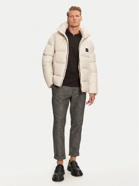 Calvin Klein Calvin Klein Kurtka zimowa K10K113476 Beżowy Regular Fit