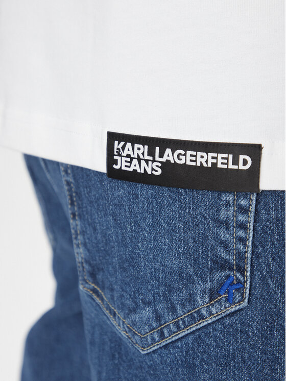 KARL LAGERFELD KARL LAGERFELD T-shirt A2M17038 Bijela Regular Fit