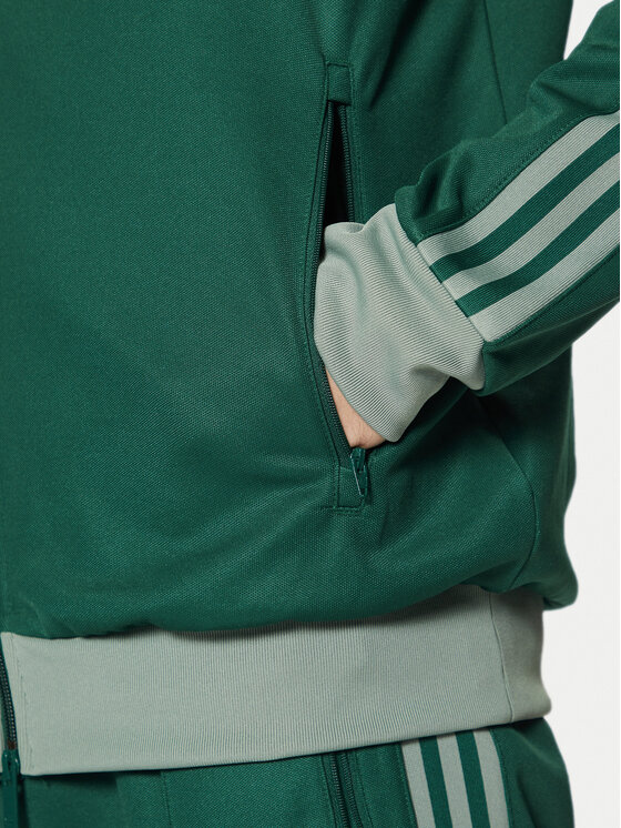 adidas adidas Mikina adicolor Classics Beckenbauer JP2520 Zelená Slim Fit