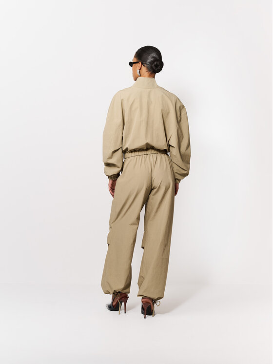 La Mania La Mania Pantaloni di tessuto ETTE Beige Basic Fit