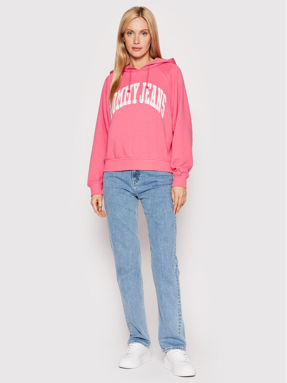 Tommy Jeans Tommy Jeans Bluza Tjw College DW0DW12956 Różowy Relaxed Fit