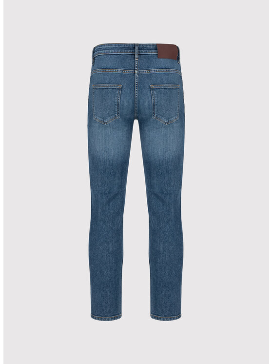 Pako Lorente Pako Lorente Jeansy P25WF-WJ-003 Granatowy Slim Fit