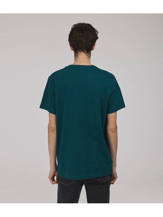 Lee Cooper Lee Cooper T-Shirt SIMPLE Turkusowy Regular Fit