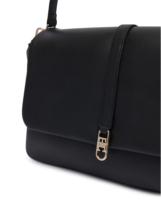 Tommy Hilfiger Tommy Hilfiger Torbica Th Libre Satchel AW0AW19197 Crna