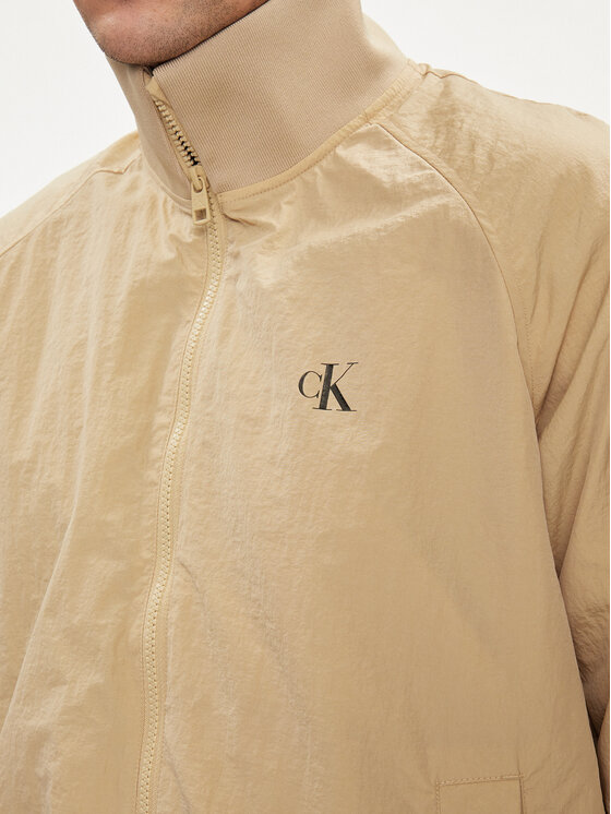 Calvin Klein Jeans Calvin Klein Jeans Μπουφάν μεταβατικό Harrington J30J325102 Μπεζ Regular Fit