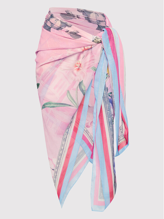 Drivemebikini Drivemebikini Pareo Corfu 2022-DRV-017_CF Roosa Regular Fit